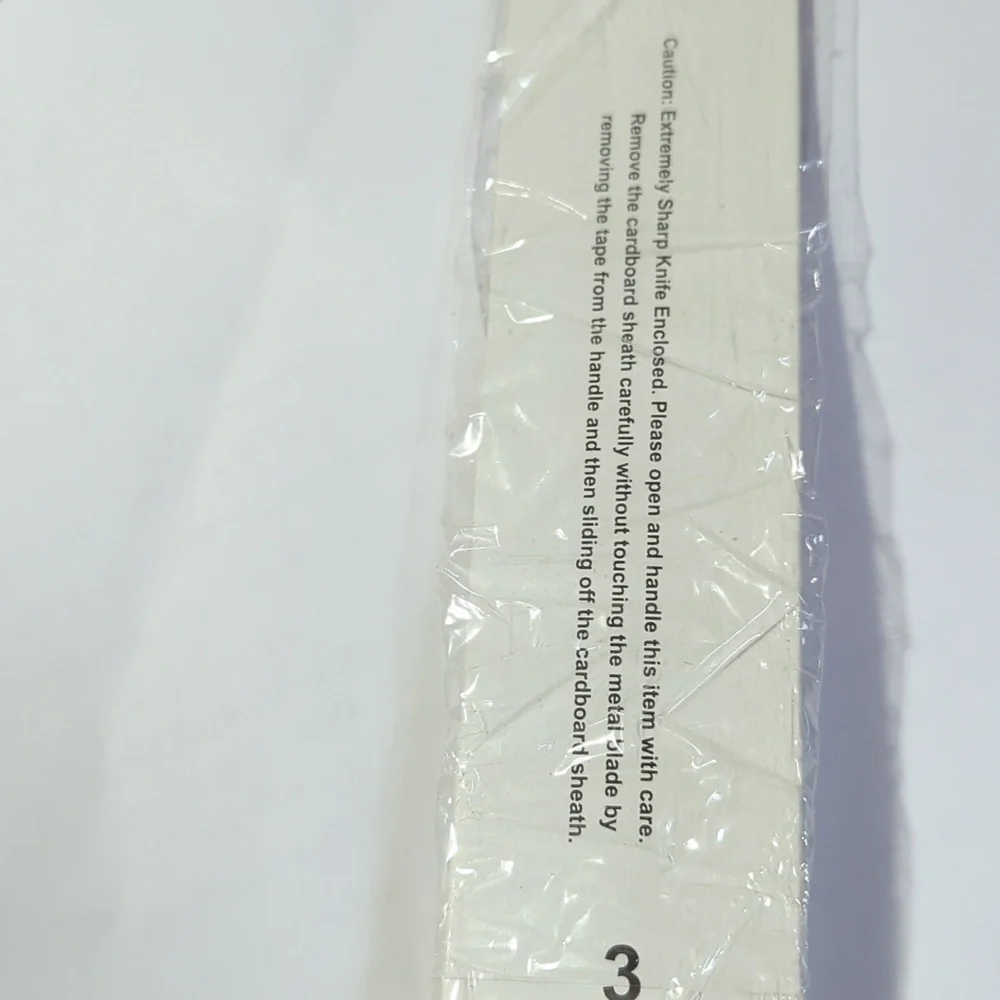NWT Ronco Showtime 6 Star #3 Stainless Steel Kitchen Black Fillet Knife Cutlery
